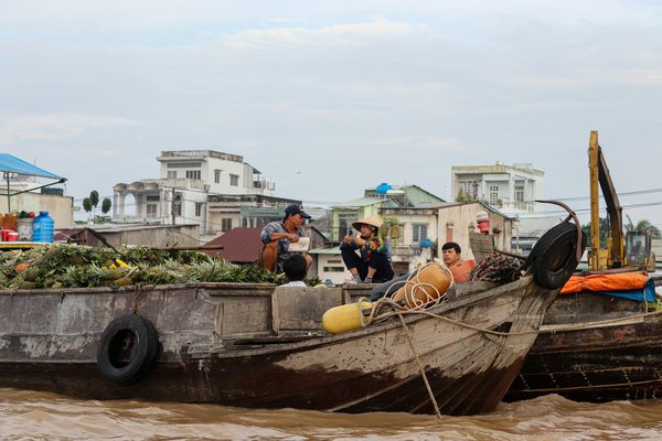Comment organiser une visite des marchés flottants du delta du Mékong au Vietnam ?